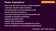 Theorem The Truth Serum - Poetic Aspirations
