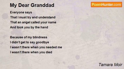Tamara Moir - My Dear Granddad
