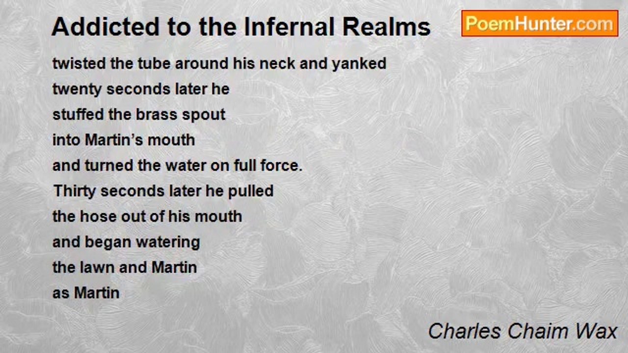 Charles Chaim Wax - Addicted to the Infernal Realms