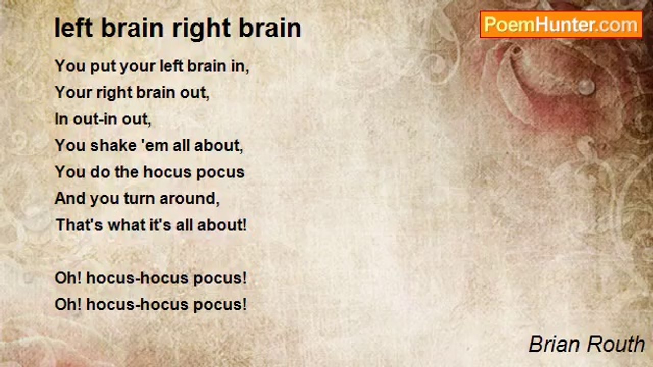 Brian Routh - left brain right brain