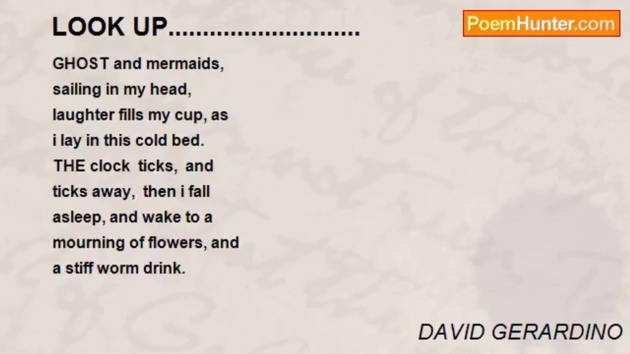 DAVID GERARDINO - LOOK UP............................