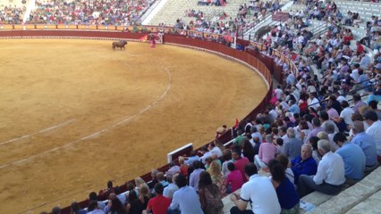 Puerto De Santa María 17/07/2014. Padilla, El Fandi y Iván Fandiño con toros de Nuñez Del Cuvillo