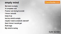 tiyler durden - empty mind