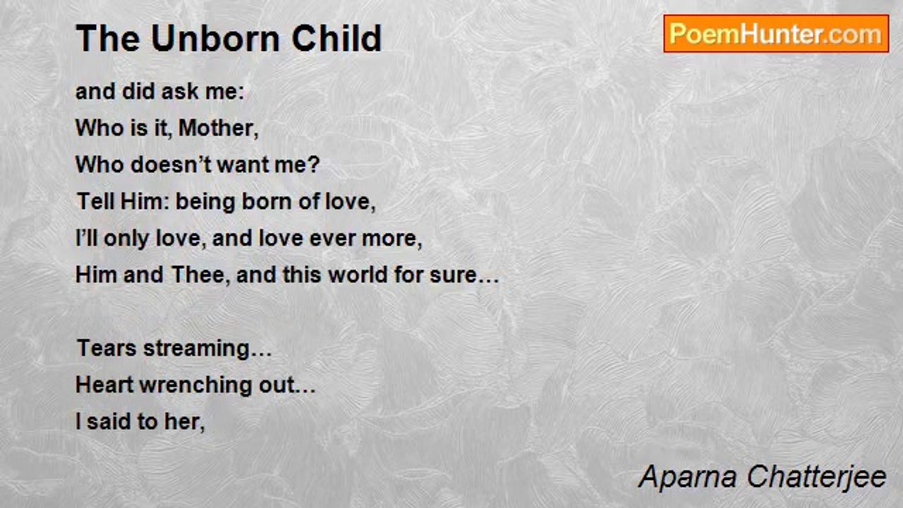 Aparna Chatterjee - The Unborn Child