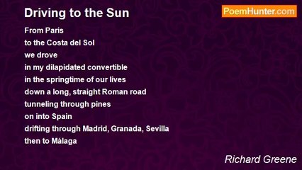 Richard Greene - Driving to the Sun