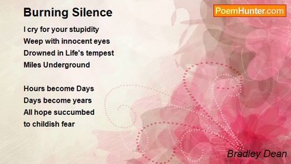 Bradley Dean - Burning Silence