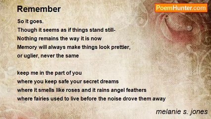 melanie s. jones - Remember