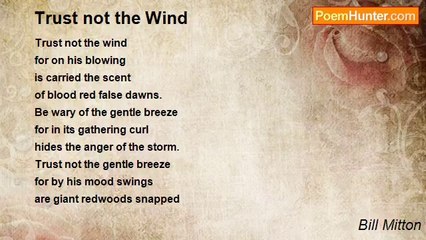 Bill Mitton - Trust not the Wind