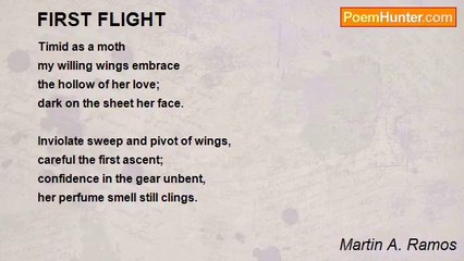 Martin A. Ramos - FIRST FLIGHT