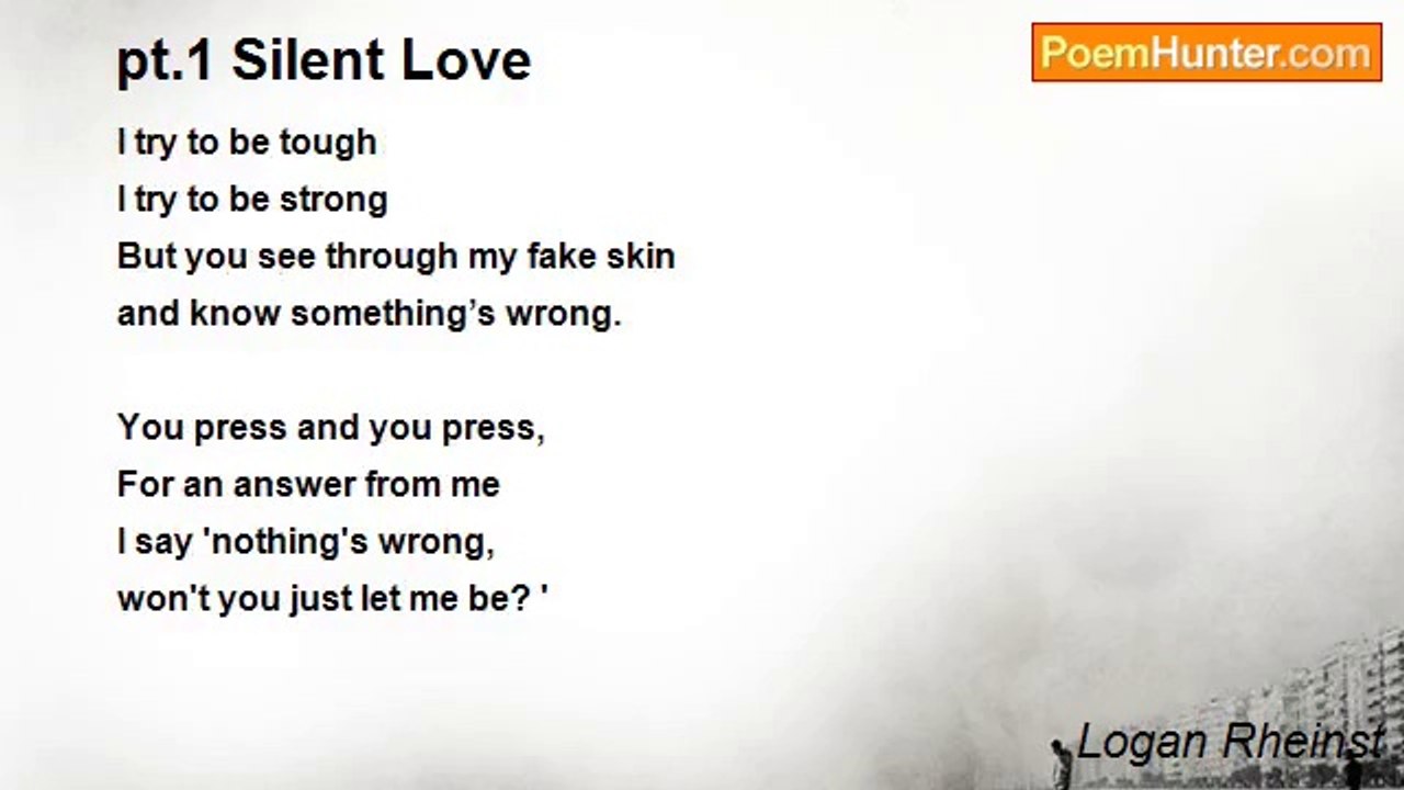 Logan Rheinst - pt.1 Silent Love
