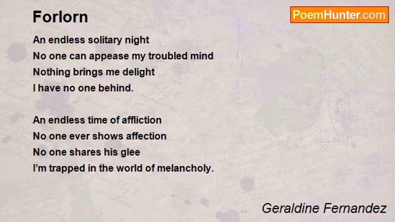 Geraldine Fernandez - Forlorn