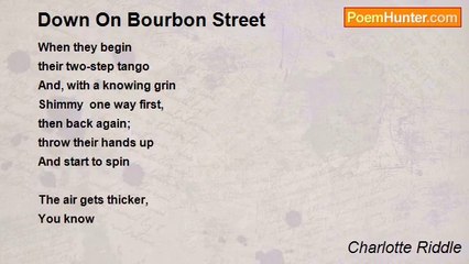 Charlotte Riddle - Down On Bourbon Street