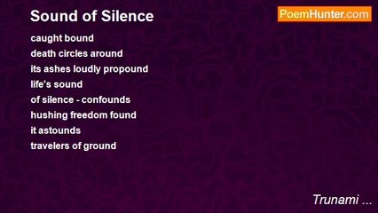 Trunami ... - Sound of Silence