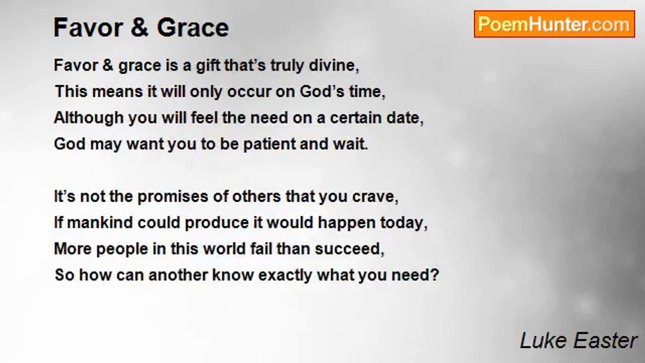 Luke Easter - Favor & Grace