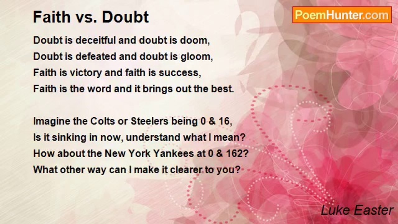 Luke Easter - Faith vs. Doubt