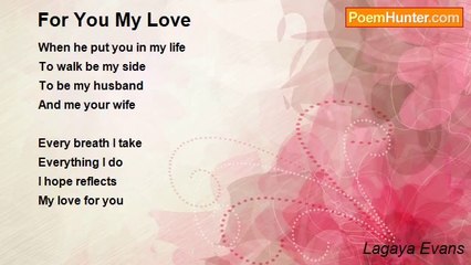 Lagaya Evans - For You My Love