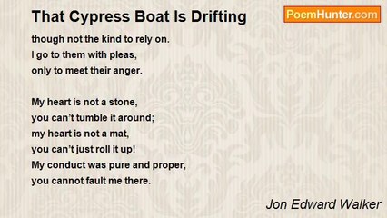 Jon Edward Walker - That Cypress Boat Is Drifting