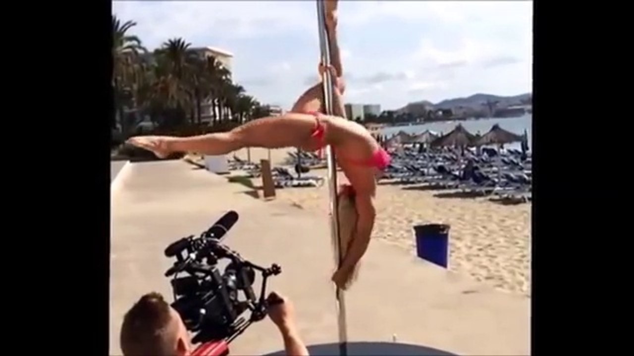 Déesse de la danse sur barre