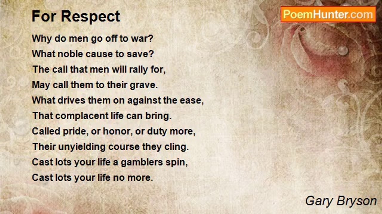 Gary Bryson - For Respect