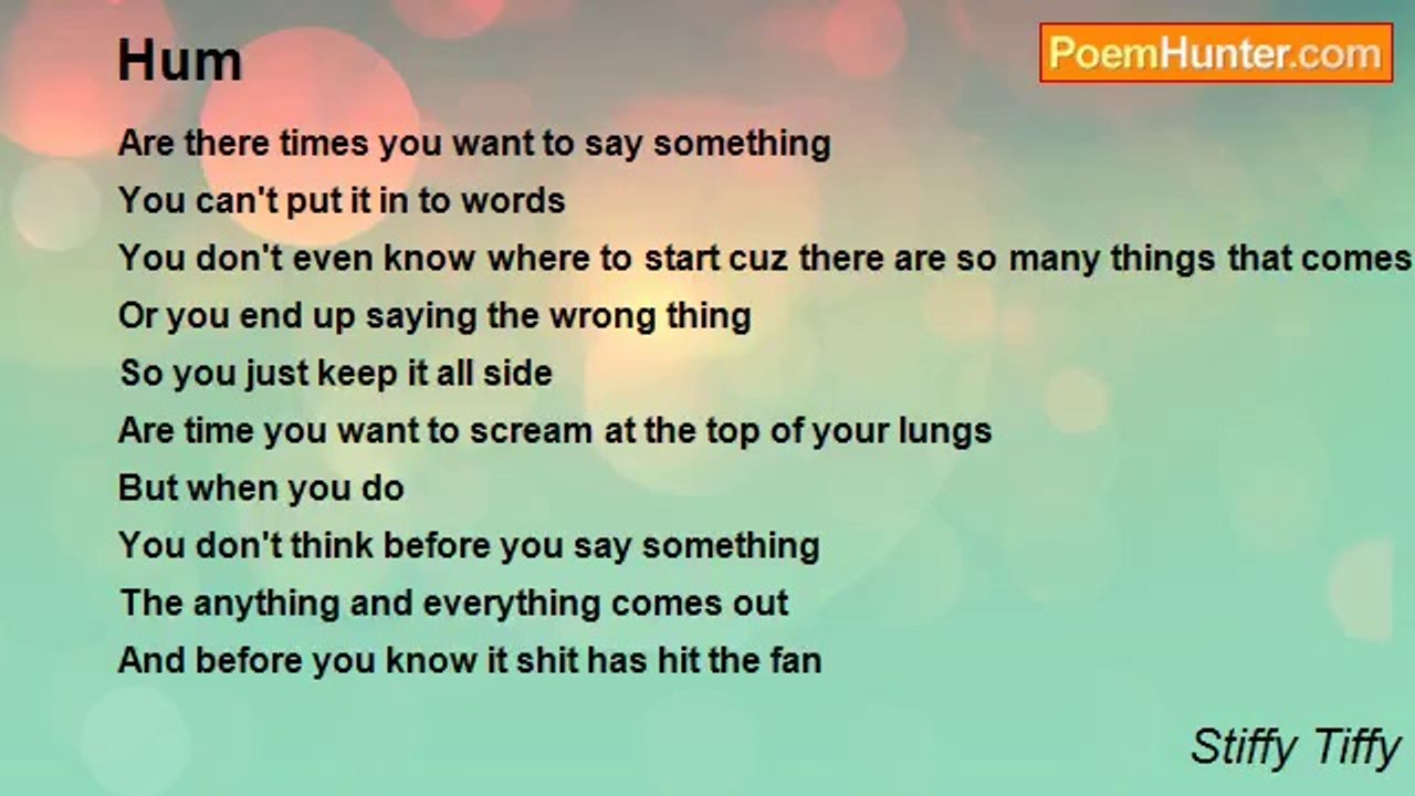 Stiffy Tiffy - Hum