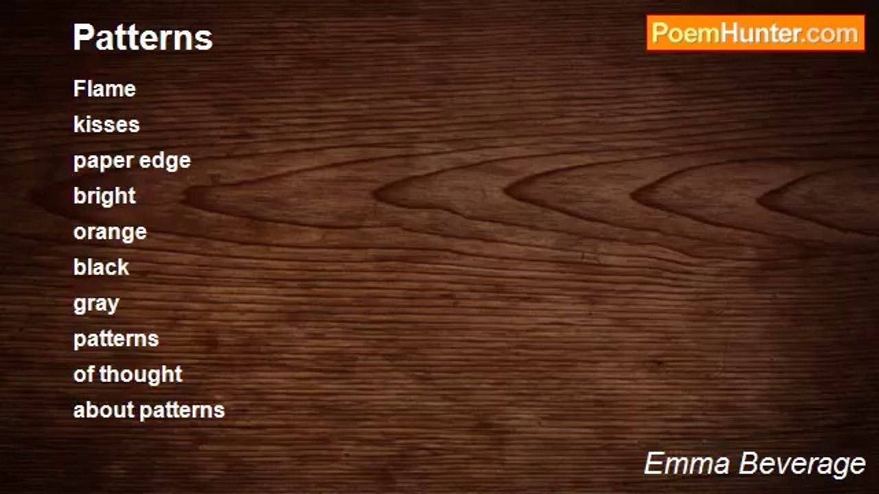 Emma Beverage - Patterns