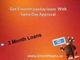 Bad Credit Long Term Personal Loans Canada for 90 Day Loans