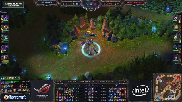 League of Legends - ASUS ROG Tournament - Qualifier 7 REMAKE VS IMG