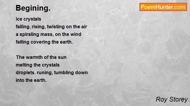 Roy Storey - Begining.