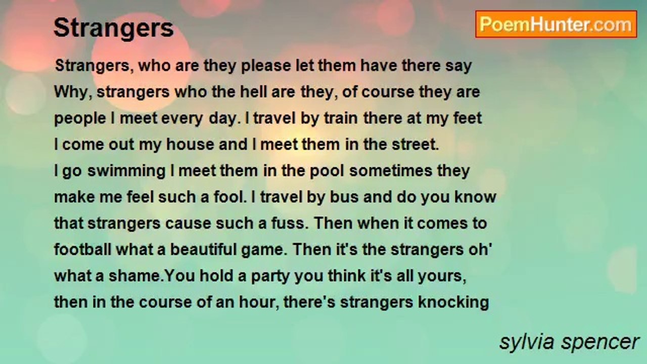 sylvia spencer - Strangers