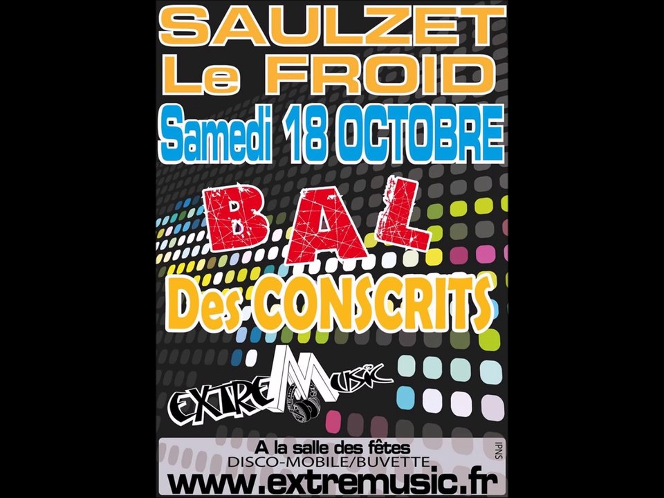 Bal des Conscrits, Saulzet le Froid le 18 Octobre 2014