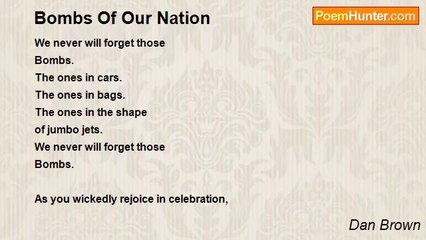 Dan Brown - Bombs Of Our Nation