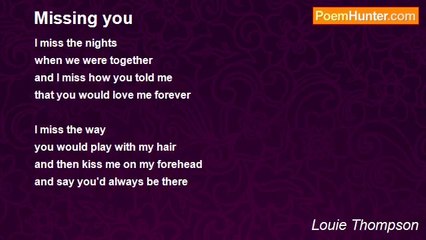 Louie Thompson - Missing you