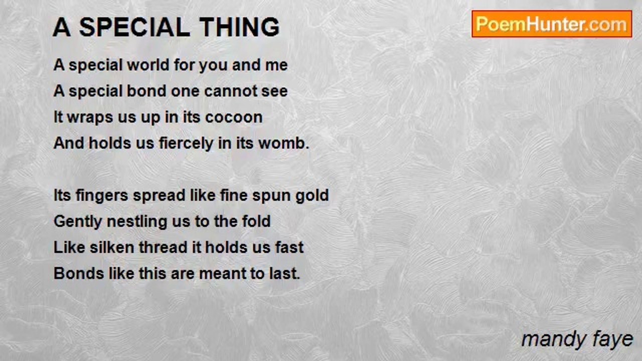 mandy faye - A SPECIAL THING