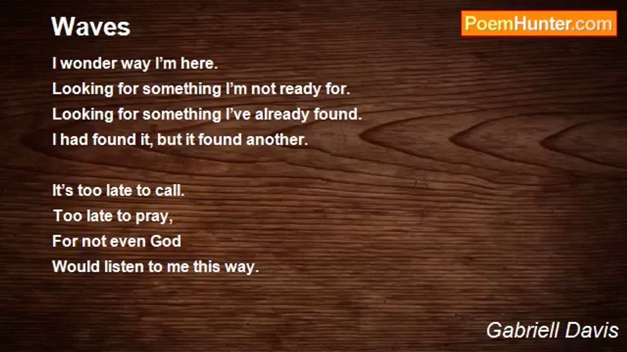 Gabriell Davis - Waves