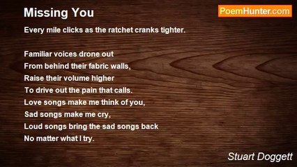 Stuart Doggett - Missing You