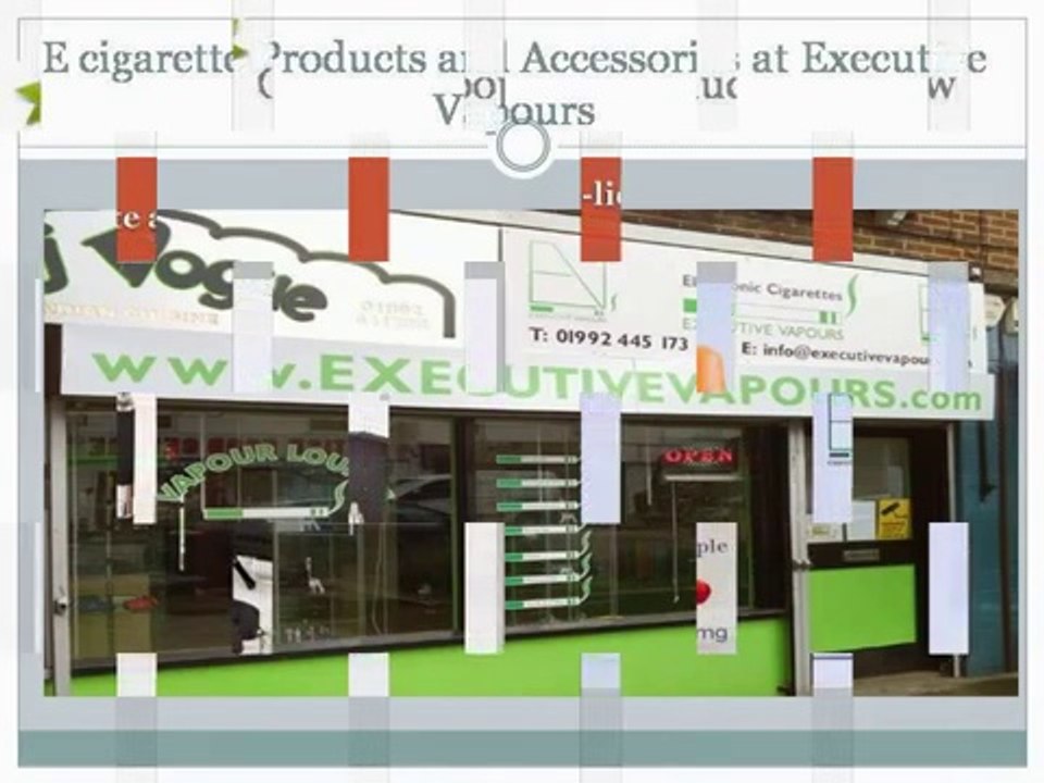E cigarette Products and Accessories at Executive Vapours