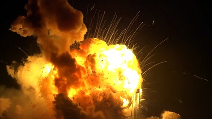 L'incroyable explosion d'une fusée de la NASA lors de son lancement