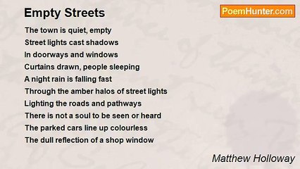 Matthew Holloway - Empty Streets