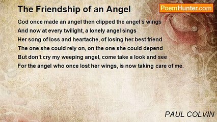 PAUL COLVIN - The Friendship of an Angel