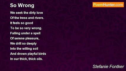Stefanie Fontker - So Wrong