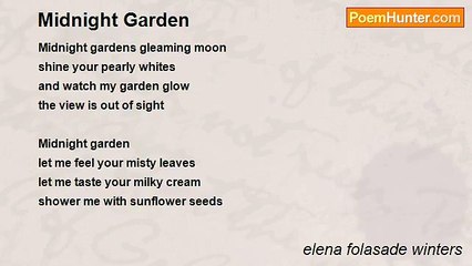 elena folasade winters - Midnight Garden