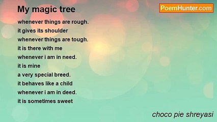 choco pie shreyasi - My magic tree