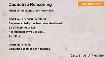 Lawrence S. Pertillar - Deductive Reasoning