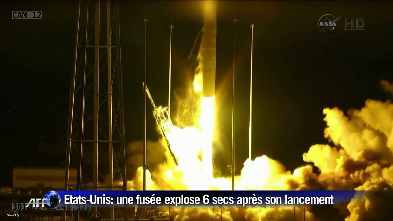 Explosion de la fusée transportant une capsule vers l'ISS (Nasa)