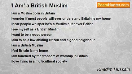 Khadim Hussain - ‘I Am’ a British Muslim