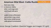 Terence George Craddock (Spectral Images and Images Of Light) - American Wild West: Cattle Rustlers