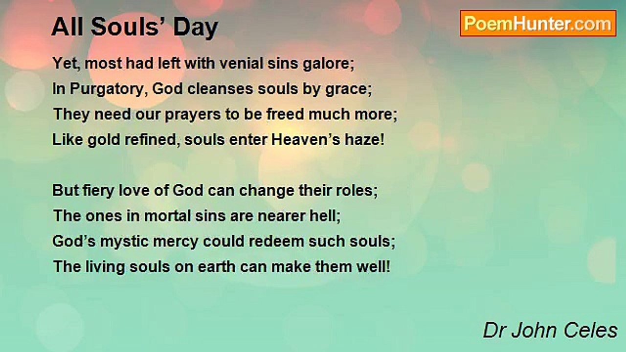 Dr John Celes - All Souls’ Day