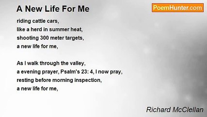 Richard McClellan - A New Life For Me