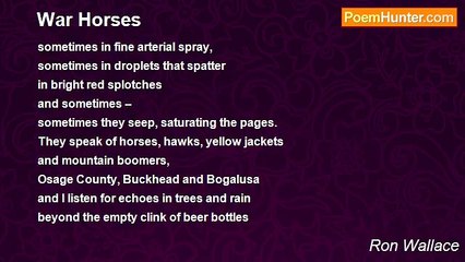 Ron Wallace - War Horses