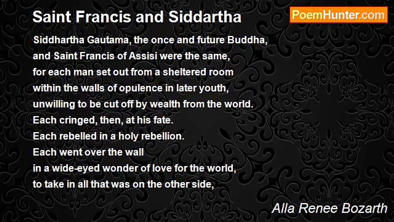 Alla Renee Bozarth - Saint Francis and Siddartha